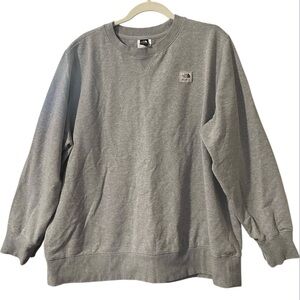 The north face women’s grey crewneck